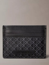 John Lewis Calvin Klein Monogram Logo Card Holder, Black- Buy online at McGrocer