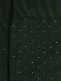 Hackett London polka dot socks in bottle green (British brand)