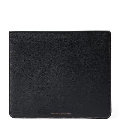 Harrods Brunello Cucinelli Calfskin Document Holder 33.5x30x5cm- Buy online at McGrocer