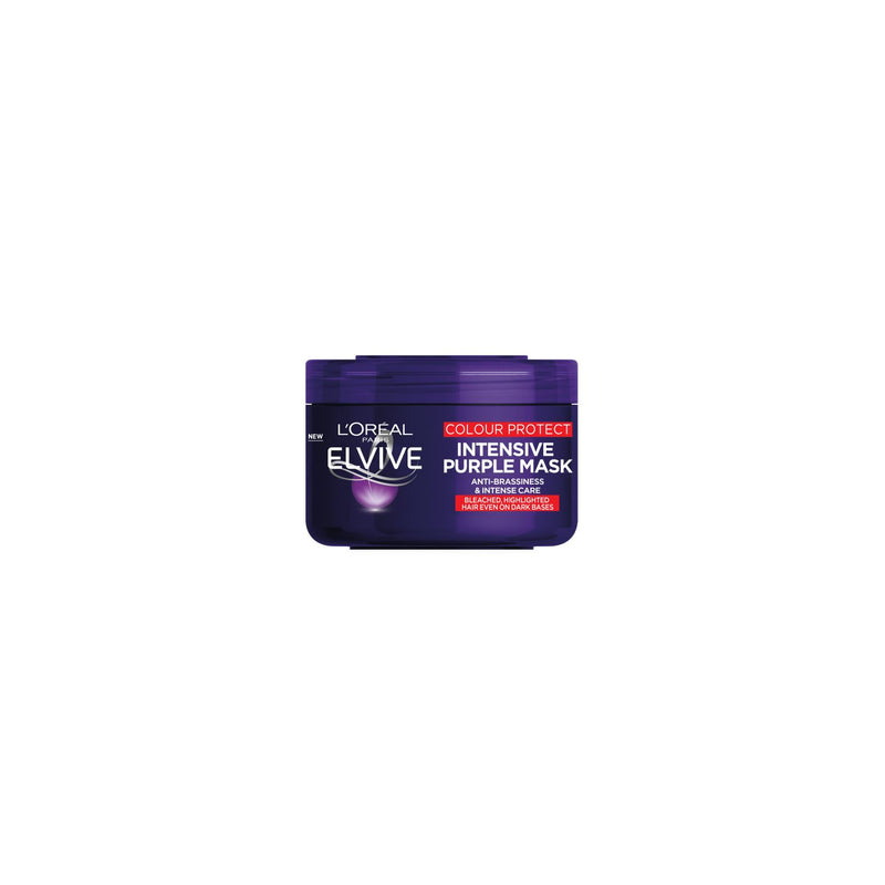 L'Oreal Elvive Purple Hair Mask 250ml, imported from the UK