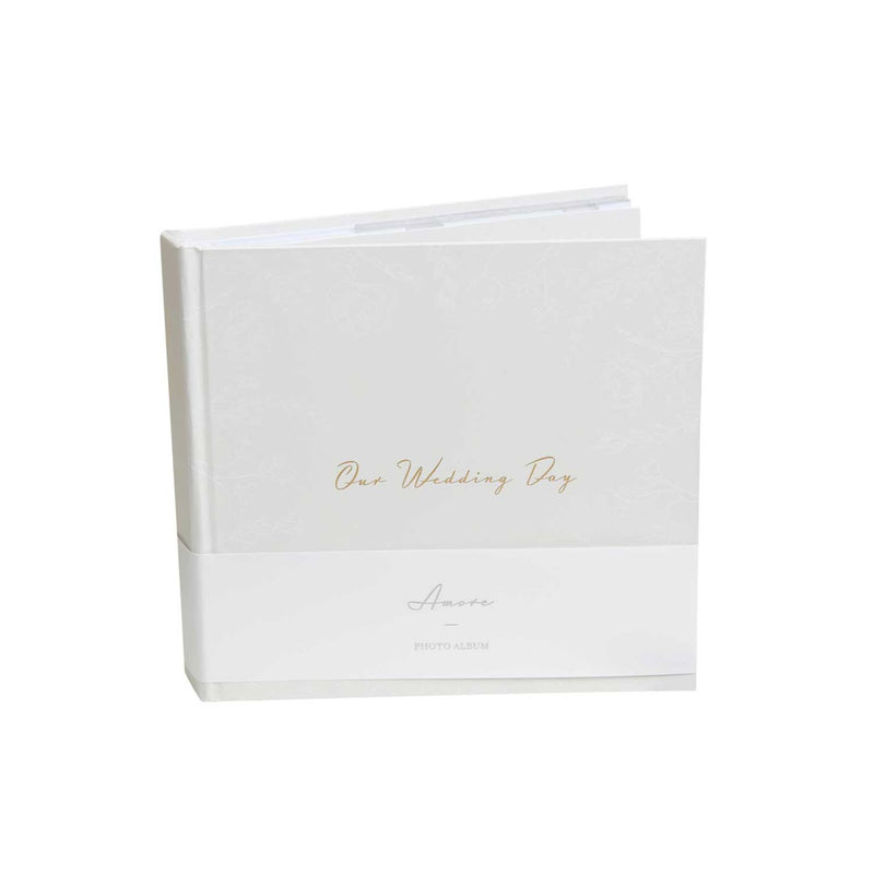 Amore by Juliana grey floral 5x7 50-page album, imported from the UK