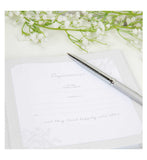 Amore by Juliana grey floral 5x7 50-page album, imported from the UK