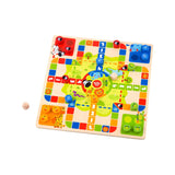 Boots Tooky Toy Wooden 2-in-1 Chess and Snakes and Ladders Board Game- Buy online at McGrocer
