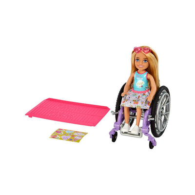 Boots Barbie Chelsea Wheelchair Doll Blonde- Buy online at McGrocer