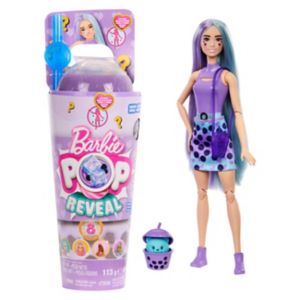 Boots Barbie Pop Reveal Bubble Tea Series Taro Milk Doll- Buy online at McGrocer