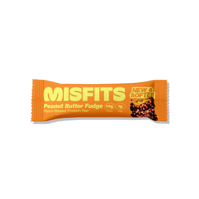 Boots Misfits Plant-Based Peanut Butter Fudge Protein Bar 50g- Buy online at McGrocer