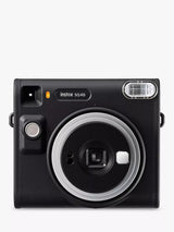 John Lewis Square Instant Camera with Selfie Mode, Built-In Flash, and Hand Strap - Black- Buy online at McGrocer