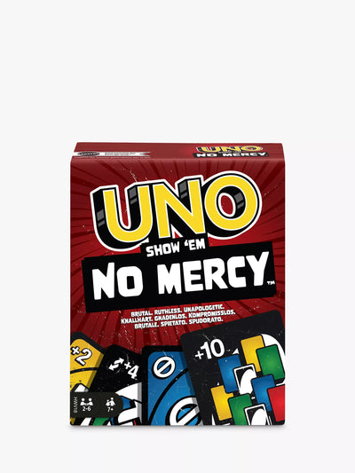 John Lewis Mattel UNO Show 'em No Mercy Card Game- Buy online at McGrocer