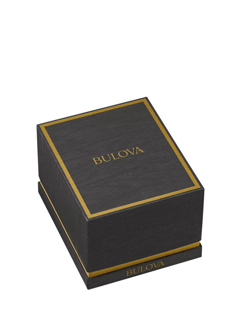 Bulova women's diamond watch with silver tone bracelet, imported from the UK