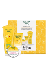 John Lewis Weleda Calendula Shampoo & Body Wash, Nappy Cream and Balm Baby Gift Set- Buy online at McGrocer