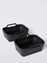 John Lewis John Lewis Rectangular Silicone Air Fryer Liner Set of 2 23cm Kitchen Liners- Buy online at McGrocer