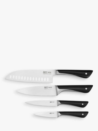John Lewis German Stainless Steel Kitchen Knife Set, 4 Piece with Ergonomic Handles- Buy online at McGrocer