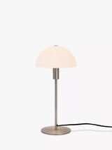 John Lewis Nordlux Ellen Opal/Steel Table Lamp, Silver Grey- Buy online at McGrocer