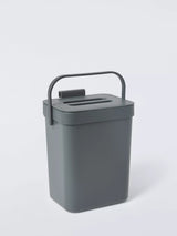 John Lewis John Lewis Food Waste Caddy Dark Grey Kitchen Food Waste Bin 3L- Buy online at McGrocer