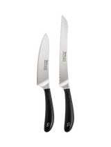 John Lewis Robert Welch Signature Essential 16cm Cook's Knife and 22cm Bread Knife Set- Buy online at McGrocer