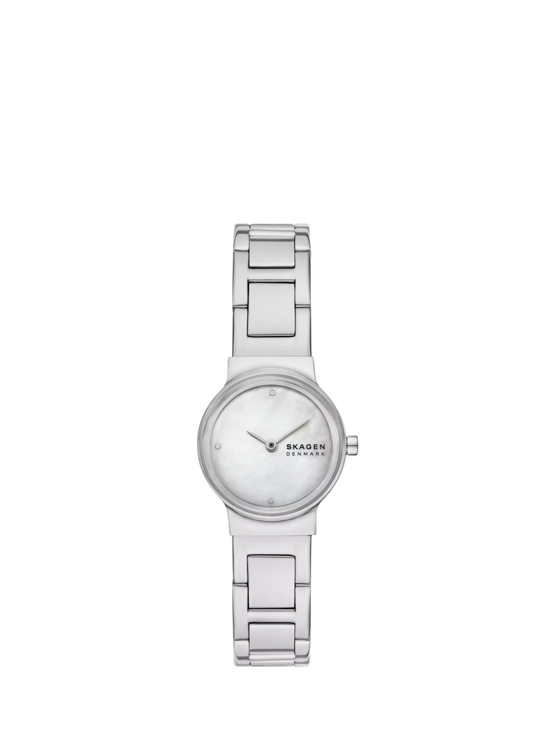 Skagen SKW3168 Women's Pearl Bracelet Strap Watch, Silver