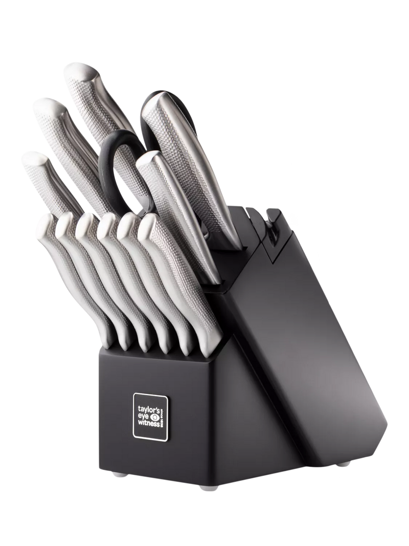 Taylor's Eye Witness knife block set 12 piece black, UK version