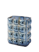 John Lewis pols potten Bubble Large Glass Vase, Blue- Buy online at McGrocer