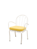 Business & Pleasure Co. garden dining chair cushion yellow, UK version