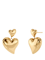 John Lewis EDBLAD Amorina Large Heart Stud Earrings- Buy online at McGrocer