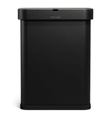 Harrods Simplehuman Rectangular Sensor Bin with Voice Control (58L)- Buy online at McGrocer