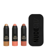 Harrods Nudestix Mini Nudies Blush Bronze Glow Kit- Buy online at McGrocer