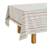Sainsburys Habitat Stripe Wipe Clean Tablecloth Cotton 180x140cm- Buy online at McGrocer