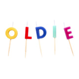 Sainsburys Sainsbury's Home Rainbow Oldie Letter Candles 5 Pack- Buy online at McGrocer