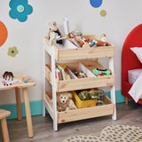 Argos Habitat Felix Kids Storage Shelving Unit - Pine - 83.9x64.6x46.3cm- Buy online at McGrocer