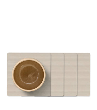 Harrods LIND DNA Square Corduroy Coasters Set of 4- Buy online at McGrocer