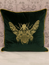 Next Riva Paoletti Cerana Emerald Green Velvet Polyester Filled Cushion- Buy online at McGrocer
