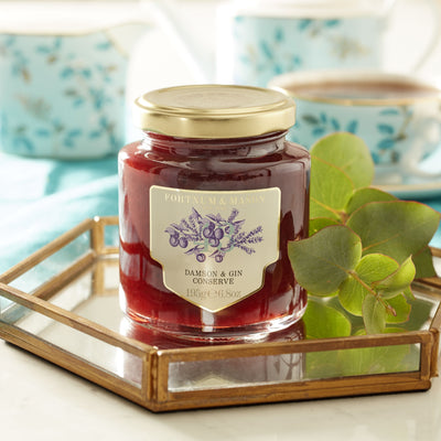 fortnum Damson & Damson Gin Conserve 195g- Buy online at McGrocer