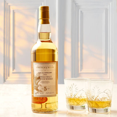 fortnum Fortnum's Islay Single Malt Caol Ila Distillery 5 Year Old Whisky, 70cl- Buy online at McGrocer