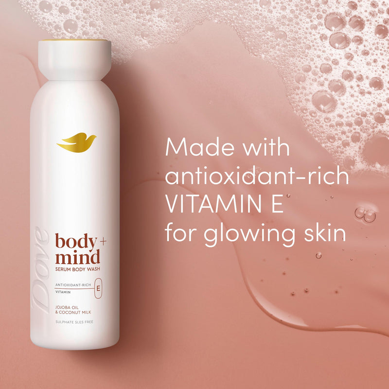 Dove Body and Mind body wash 350ml, imported from the UK