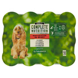 Sainsbury's complete nutrition adult dog food variety pack 12x400g (British brand)