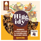 Sainsburys Higgidy Vintage Cheddar & Caramelised Balsamic Onion Quiche 400g- Buy online at McGrocer