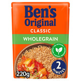 Sainsburys Ben's Original Classic Wholegrain Microwave Rice 220g- Buy online at McGrocer