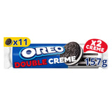 Sainsburys OREO Double Creme Cocoa Sandwich Biscuits with Vanilla Flavour 157 g- Buy online at McGrocer