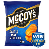 Sainsburys McCoy's Salt & Malt Vinegar Potato Crisps 45g- Buy online at McGrocer