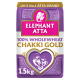 Sainsburys Elephant Atta Chakki Gold Whole Wheat Chapatti Flour 1.5kg- Buy online at McGrocer