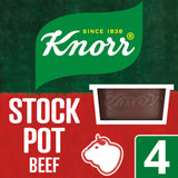 Sainsburys Knorr Beef Stock Pots 4x28g- Buy online at McGrocer