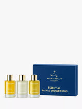 John Lewis Aromatherapy Associates Bath & Shower Oil Gift Set - Deep Relax, De-Stress Mind & Revive Morning 27ml- Buy online at McGrocer