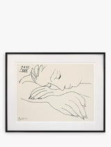 John Lewis Pablo Picasso 'War and Peace' Framed Print with Mount, 72 x 90cm- Buy online at McGrocer