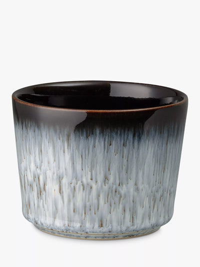John Lewis Denby Halo Brew Stoneware Open Sugar Bowl Black/Multi 260ml- Buy online at McGrocer