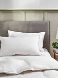 Soft duck feather and down pillows 2-pack (British brand)