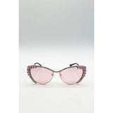 Superdrug SVNX Cat-Eye Diamante Sunglasses Pink One Size- Buy online at McGrocer