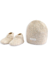 M&S Mamas & Papas Waffle Knit Baby Hat and Booties Set (0-6 Mths)- Buy online at McGrocer