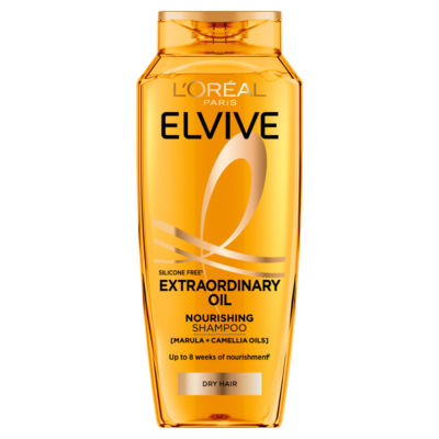 ASDA L'Oreal Elvive Extraordinary Oil Nourishing Shampoo for Dry Hair 500ml- Buy online at McGrocer