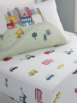 Next Bianca White Transport 100% Cotton Fitted Bed Sheet- Buy online at McGrocer