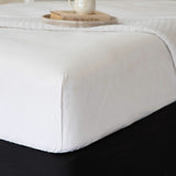 Costco UK Belledorm 1200 Thread Count Cotton White Fitted Sheet King- Buy online at McGrocer